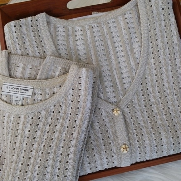 St. John Sweaters - 2-Piece ST. JOHN Sweater Set Wool Blend